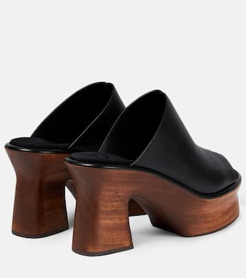 Leather wedge sandals | Ferragamo
