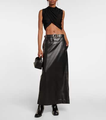 Gonna lunga Elfi in similpelle | Aya Muse