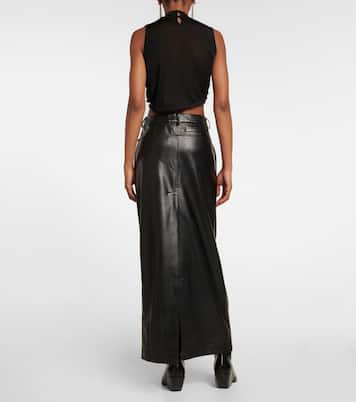Gonna lunga Elfi in similpelle | Aya Muse