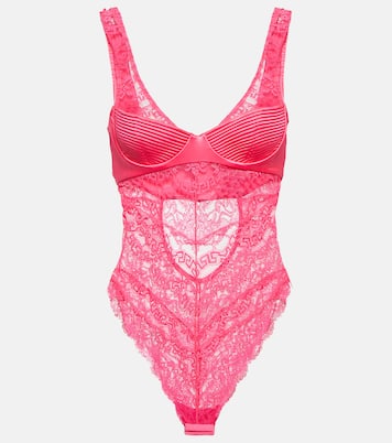 Amazon.com: Forplay Women's Mesh Ombre Bodysuit, Pink, S/M