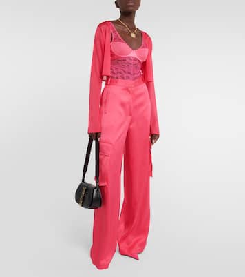 Lace bodysuit | Versace