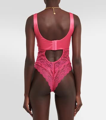 Lace bodysuit | Versace