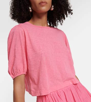 Top Hilary aus einem Baumwollgemisch | Velvet