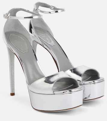 Anastasia mirrored leather platform sandals | Rene Caovilla