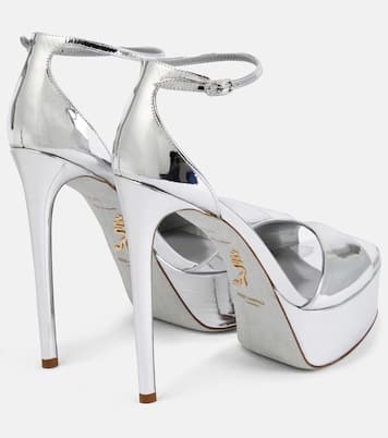 Anastasia mirrored leather platform sandals | Rene Caovilla