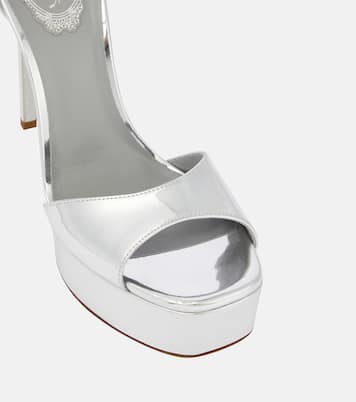 Anastasia mirrored leather platform sandals | Rene Caovilla