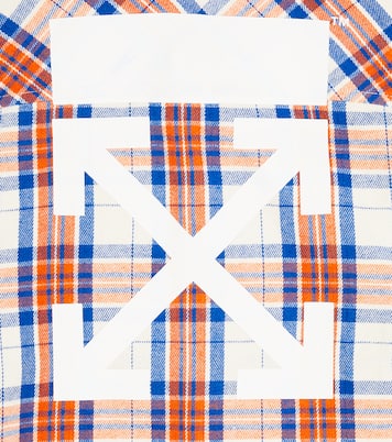 Camicia Arrows in misto cotone a quadri | Off-White Kids