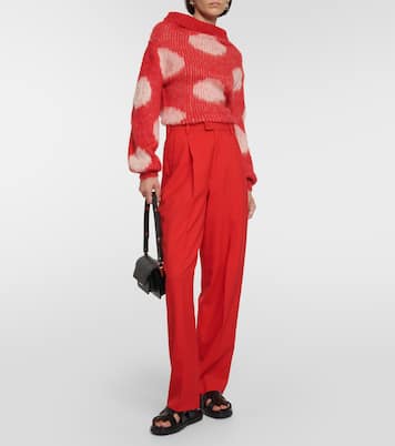 Wool tapered pants | Marni