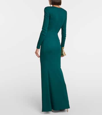 Ruched cady gown | Roland Mouret