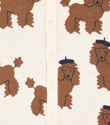 Baby - Jumpsuit corta Tiny Poodle in misto cotone | Tinycottons