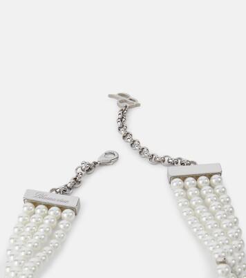 Choker aus Zierperlen mit Kristallen | Blumarine