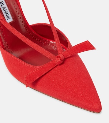 Corintia bow-detail slingback pumps | Manolo Blahnik