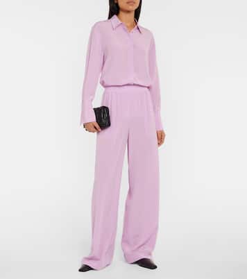 Hulin silk crêpe wide-leg pants | Joseph