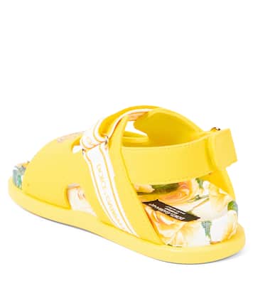 Sandalias DG adornadas con cristales | Dolce&Gabbana Kids