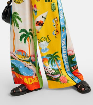 Weite Hose Paradiso aus Seide | Alémais