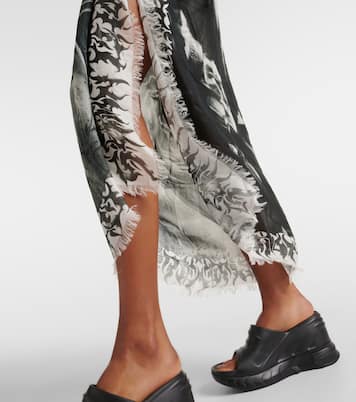 Printed beach cover-up | Jean Paul Gaultier