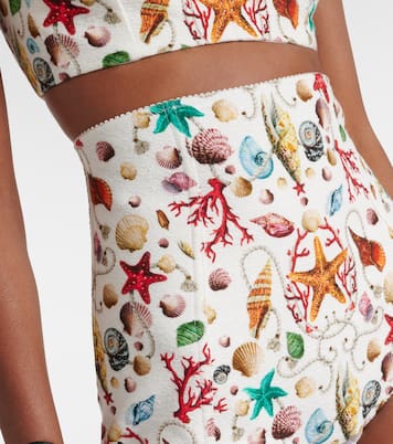 Capri printed high-rise shorts | Dolce&Gabbana