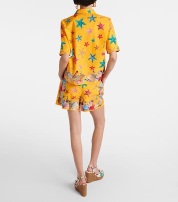 Camisa Capri de algodón estampada | Dolce&Gabbana