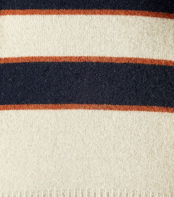 Pullover Branco in lana a righe | Bonpoint