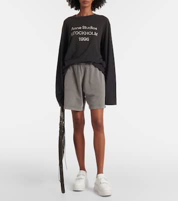 Shorts in cotone a vita media | Acne Studios