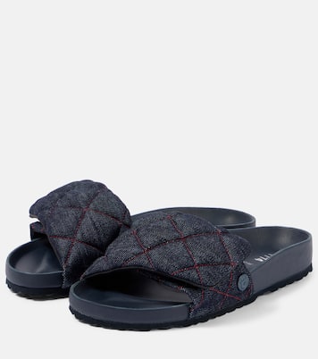 Sylt quilted denim slides | Birkenstock 1774