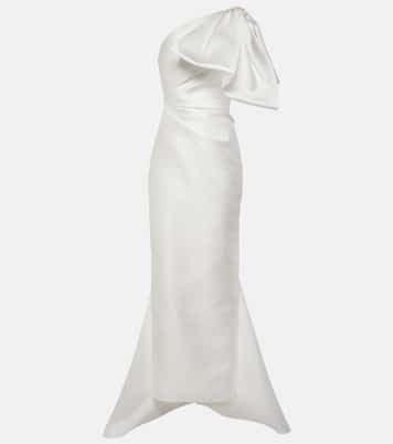 Robe longue Priya en satin | Solace London