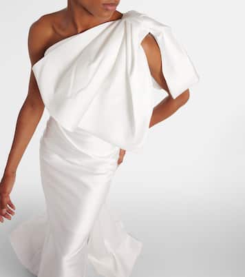 Robe longue Priya en satin | Solace London