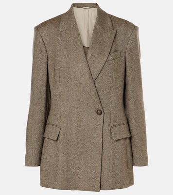 Blazer in misto lana | Brunello Cucinelli