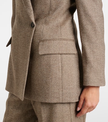 Blazer in misto lana | Brunello Cucinelli