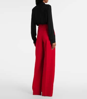 Weite Hose aus Schurwolle | Valentino