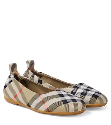 Burberry Check ballet flats | Burberry Kids