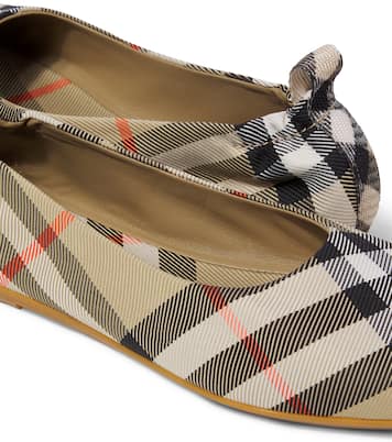 Burberry Check ballet flats | Burberry Kids