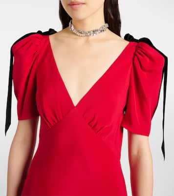 Robe aus Seiden-Crêpe | Rodarte