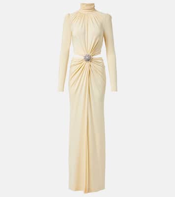 Embellished gathered gown | Rabanne