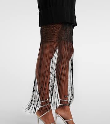 Maxi abito Macrame Monument | Christopher Esber