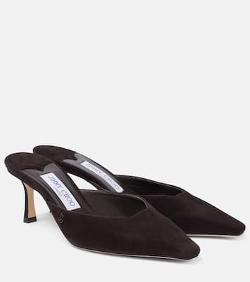 Mules Vivi 65 en daim | Jimmy Choo