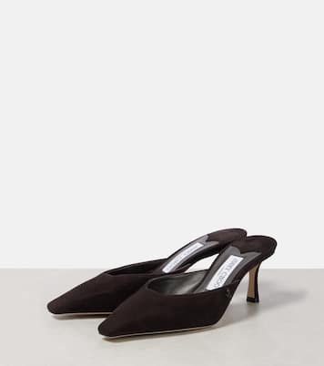Mules Vivi 65 en daim | Jimmy Choo