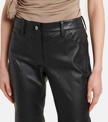 Pantalon à taille basse en cuir | Magda Butrym