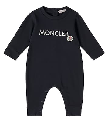 Baby - Tutina Tutina in misto cotone con logo | Moncler Enfant