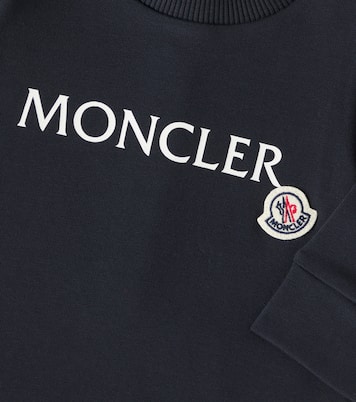 Baby - Tutina Tutina in misto cotone con logo | Moncler Enfant