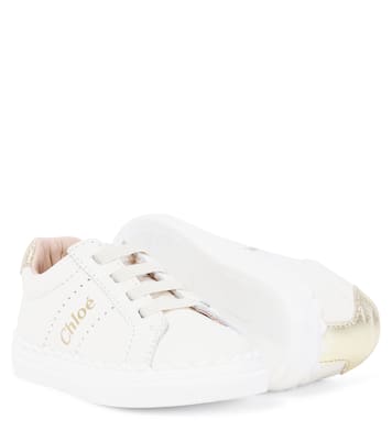 Baby Sneakers aus Leder | Chloé Kids