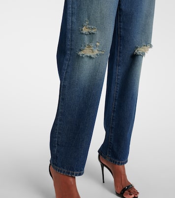 Jeans rectos con efecto desgastado | Dolce&Gabbana