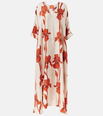 Maxikleid aus Seiden-Twill | La DoubleJ