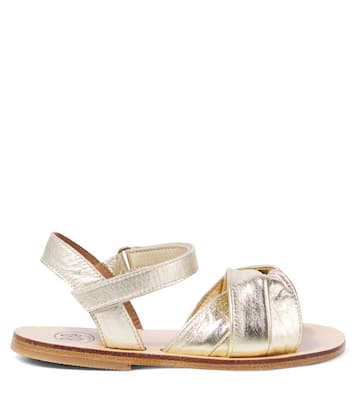 Sandali in pelle metallizzata | PèPè