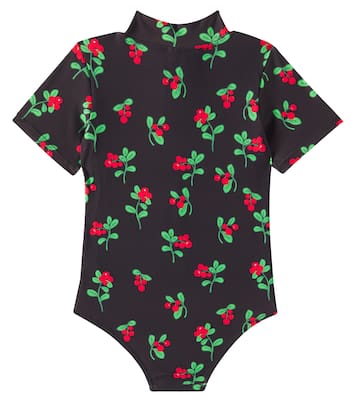 Printed zip-up swimsuit | Mini Rodini