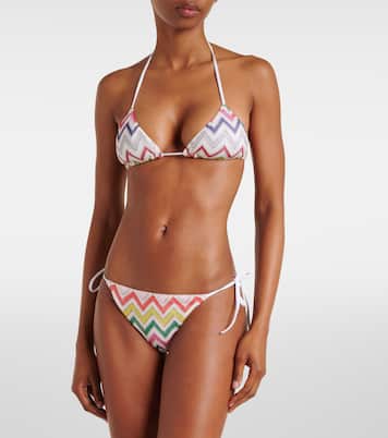 Zigzag lamé bikini | Missoni