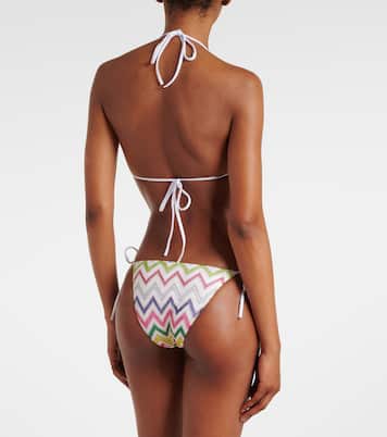Zigzag lamé bikini | Missoni