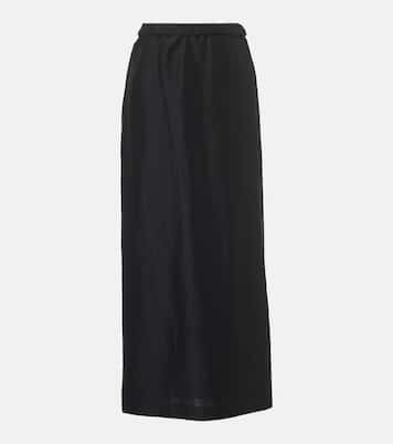 Jupe longue Saul en coton et soie | The Row