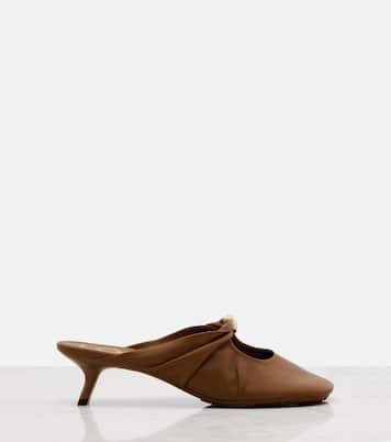 Mules Pebble 45 aus Leder | Loewe