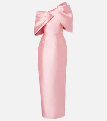 Vestido de cóctel Davina de satén | Solace London